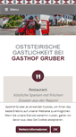 Mobile Screenshot of gasthof-gruber.at